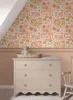 ESTAhome Tapete Blumen Orange und Rosa 50 x 900 cm Produktbild-Vorschau 3