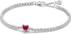 Pandora Armband 20cm, Tennisarmband mit funkelndem rotem Produktbild-Vorschau 1