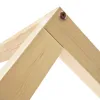 A close-up view of the corner joint of a wooden structure, showing a screw fastening two pieces of wood together. Anteprima dell’immagine prodotto