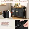 WOLTU Wäschekorb 3 Fächer, jedes 40 L, Metallrahmen, Produktbild-Vorschau 5