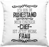 Trendation - Lustige Deko-Kissen mit Füllung 40x40 Rentner Produktbild-Vorschau 1