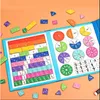 Magnetická sada na učenie zlomkov, Montessori učebná hračka Náhľad obrázku produktu 8