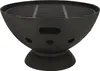 A black charcoal grill on a white background. Produktbild-Vorschau