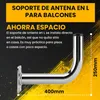 Extralink Soporte de balcón para antena parabólica 400 mm, Vista previa de la imagen del producto 7