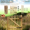 Floranica 6 x Zaunpfosten aus Haselnuss Höhe 150 cm Produktbild-Vorschau 5