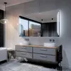 Badspiegel mit LED Beleuchtung - Prague - 150 cm, 50 cm Produktbild-Vorschau 4