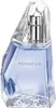 A perfume bottle with a clear, faceted cap and a light blue liquid inside, set against a white background. Náhľad obrázku produktu