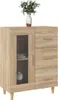 vidaXL Príborník Sonoma Dub 69,5x34x90 cm odvodený výrobok Náhľad obrázku produktu 4