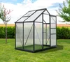 Hliníkový skleník Westmann Flora 64 antracit 132x192x202 cm Náhľad obrázku produktu 2