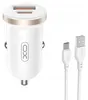 XO Autolader CC56 PD 30W QC, 1x USB, 1x USB-C, wit + USB Productafbeelding-voorbeeld 6