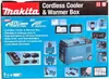 Makita CW004GZ Glacière-chaudière sans fil 40V Voir les images du produit 2