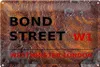 Blechschild London 30x20cm Bond Street W1 Produktbild-Vorschau 1