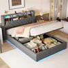okwish Jugendbett 140×190 mit Steckdose und LED, Produktbild-Vorschau 2