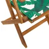 The Living Store 3-tlg. Bistro-Set Blattmuster Stoff und Produktbild-Vorschau 10