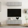 vidaXL TV-Schränke 4 Stk. Betongrau 60x30x30 cm Produktbild-Vorschau 10