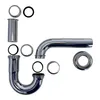 Siphon Röhrensiphon Edelstahl verchromt 1 1/4" x 32 mm für Produktbild-Vorschau 4