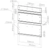 Küchenfront Vicco R-Line Sonoma 59.6 x 70.4 cm Möbelfront Produktbild-Vorschau 2