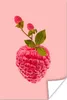 MuchoWow® Poster Stilleben - Himbeere - Obst 120x180 cm - Produktbild-Vorschau 1