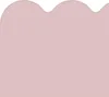 A close-up of a pink, scalloped-edge shelf. Produktbild-Vorschau
