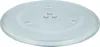 A clear, well-lit studio shot of a round glass turntable plate for a microwave oven, presented on a plain white background. Náhľad obrázku produktu