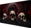 Mysteriöse Totenkopf Schreibtischunterlage 69x31cm XXL Produktbild-Vorschau 1