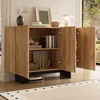 STILVORA Sideboard mit 3 Türen und verstellbaren Produktbild-Vorschau 3