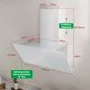 LEVIVO A+++ Kopffreie Dunstabzugshaube 80cm Umluft & Abluft Produktbild-Vorschau 5