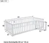 OKWISH Lit Enfant 90x200 cm avec Barrières, Lit Bas Voir les images du produit 4