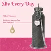 Paris Hilton  schwarze Glitzer-Trinkflasche, 750ml mit Produktbild-Vorschau 4