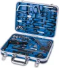 An open tool case filled with various tools. Produktbild-Vorschau