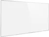 A white infrared heater is shown from a diagonal angle against a white background.
