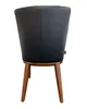 Design Echtleder Esszimmerstuhl, Sitzkomfort, robustes Produktbild-Vorschau 5