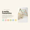 Dastium Kids Klettergerüst 6-in-1 Pastell – Pikler Dreieck Produktbild-Vorschau 4