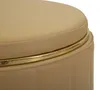 Mauro Ferretti Pouf London mit Stauraum Braun Gold Ø Produktbild-Vorschau 3