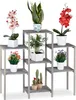 Relaxdays Blumentreppe Holz, Shabby Chic, Innenbereich, Produktbild-Vorschau 1