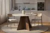 Skye Decor, Hochwertiger Esstisch 120 cm, Travertin & Produktbild-Vorschau 1