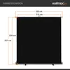 walimex pro Panneau enroulable Fond 210x220cm noir Voir les images du produit 15