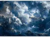 Vlies Fototapete - Astronomical Wonders: Clouds and Stars Produktbild-Vorschau 2