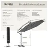 tectake® slunečník Artemis 3,5 x 3,5 m, otočný o 360° s Náhled obrázku produktu 5