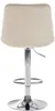 Barhocker Toni Samt chrom creme Produktbild-Vorschau 6