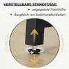 FORTENA Klappbarer Schreibtisch, Schwarz mit schwarzen Produktbild-Vorschau 17