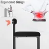 Marketing image showing a chair and illustrating ergonomic design benefits. Produktbild-Vorschau