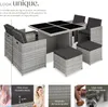 Salon de jardin MANHATTAN 8 places avec 2 sets de housses + Voir les images du produit 3
