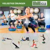 Balancetrainer Yoga Gymnastik Balance Half Ball blau Produktbild-Vorschau 3