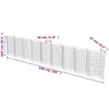 The Living Store Gabionenwand Verzinkter Stahl 630×30×100 Produktbild-Vorschau 7