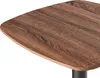 BELIANI Outdoor Bartisch Dunkelbraun u. Schwarz MDF-Platte Produktbild-Vorschau 6