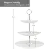 Etagere biała porcelana I 3-poziomowe półmiski do Podgląd zdjęcia produktu 6