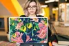 MuchoWow® Laptop Aufkleber Sticker Cover Blumen - Früchte - Produktbild-Vorschau 5