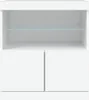 vidaXL Sideboard avec lampes LED blanc 60x37x67 cm Voir les images du produit 6