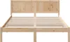 vidaXL Bettgestell Braun 140 x 200 cm Massivholz Kiefer Produktbild-Vorschau 5